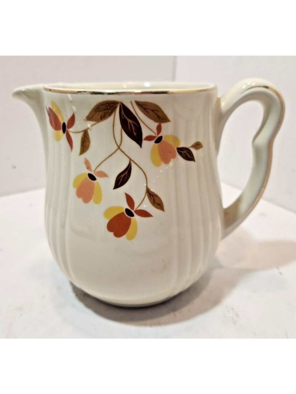 Vintage Hall Autumn Leaf Water/Milk Pitcher Mary Dunbar
